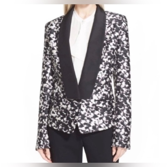 NWT | Rachel Zoe Black & White Tuxedo Suit Set Size 2 - Picture 15 of 16